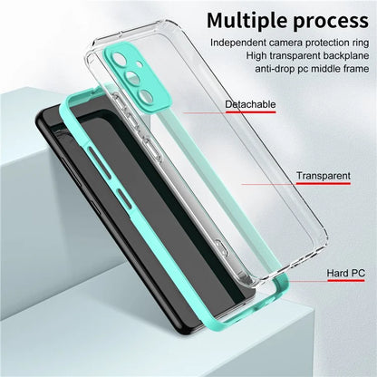 For Samsung Galaxy A05s 4G Clear Case Colorful Frame Mobile Phone Cover