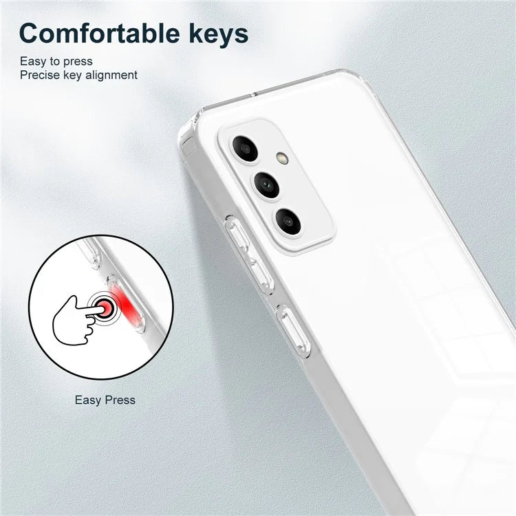 For Samsung Galaxy A05s 4G Clear Case Colorful Frame Mobile Phone Cover