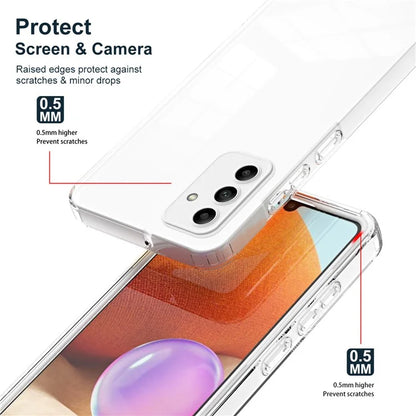 For Samsung Galaxy A05s 4G Clear Case Colorful Frame Mobile Phone Cover