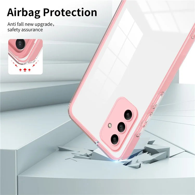 For Samsung Galaxy A05s 4G Clear Case Colorful Frame Mobile Phone Cover