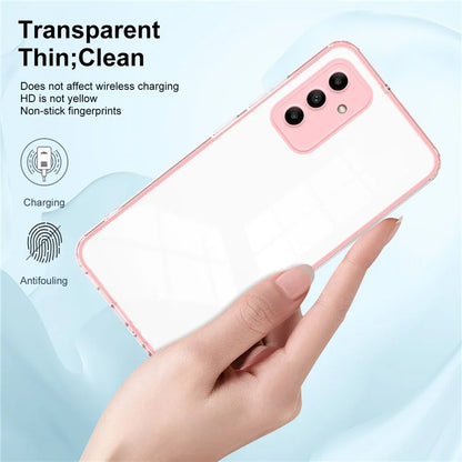 For Samsung Galaxy A05s 4G Clear Case Colorful Frame Mobile Phone Cover
