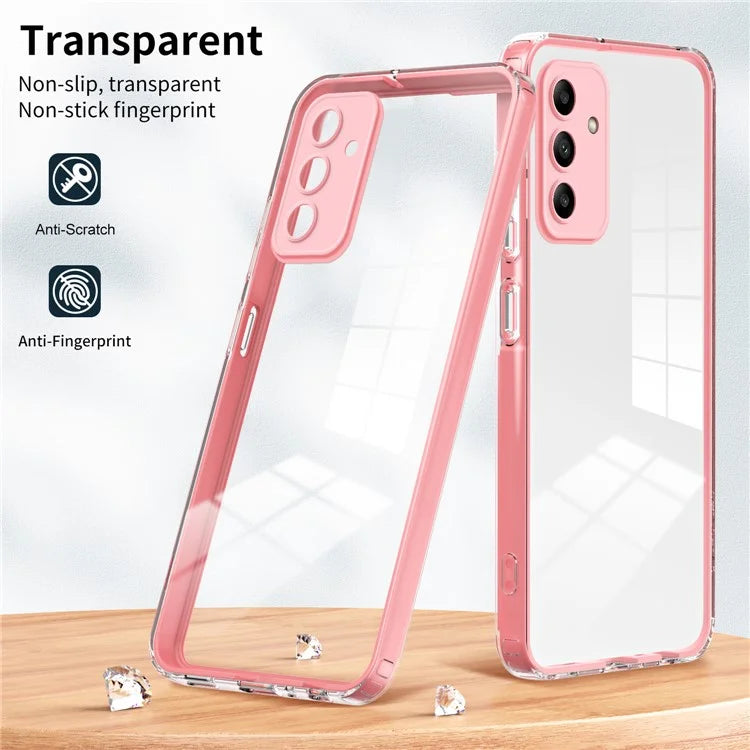 For Samsung Galaxy A05s 4G Clear Case Colorful Frame Mobile Phone Cover