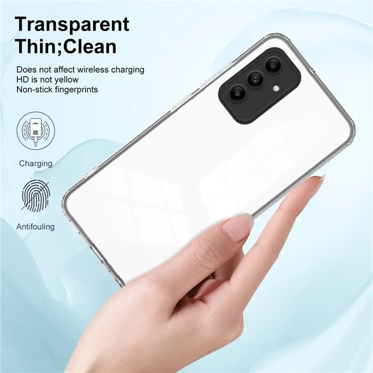 For Samsung Galaxy A05s 4G Clear Case Colorful Frame Mobile Phone Cover