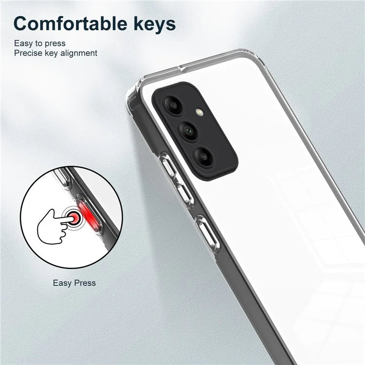 For Samsung Galaxy A05s 4G Clear Case Colorful Frame Mobile Phone Cover