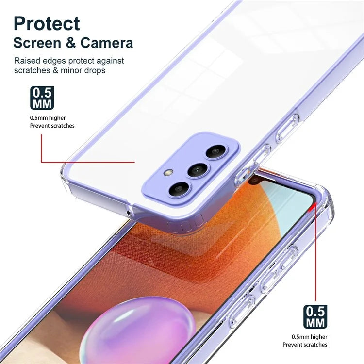For Samsung Galaxy A05s 4G Clear Case Colorful Frame Mobile Phone Cover