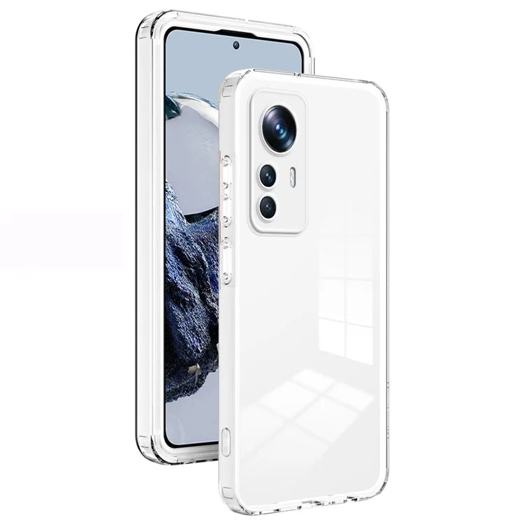 For Xiaomi 12T Pro 5G Clear Case Airbag Corner TPU + PC Phone Cover