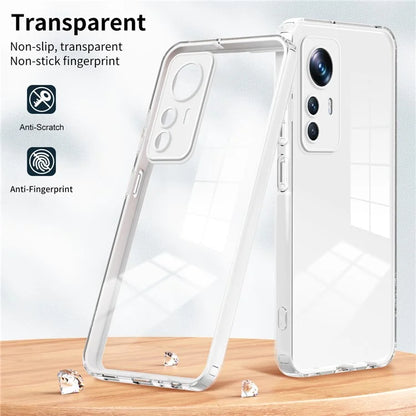 For Xiaomi 12T Pro 5G Clear Case Airbag Corner TPU + PC Phone Cover