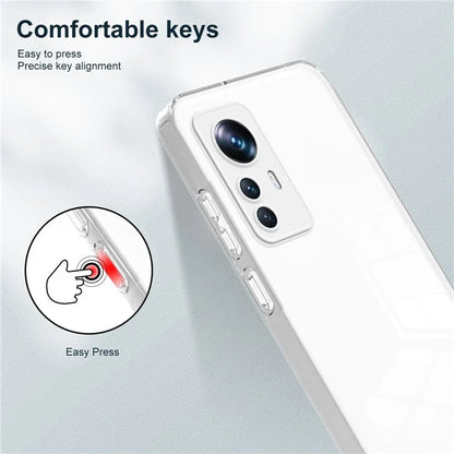 For Xiaomi 12T Pro 5G Clear Case Airbag Corner TPU + PC Phone Cover