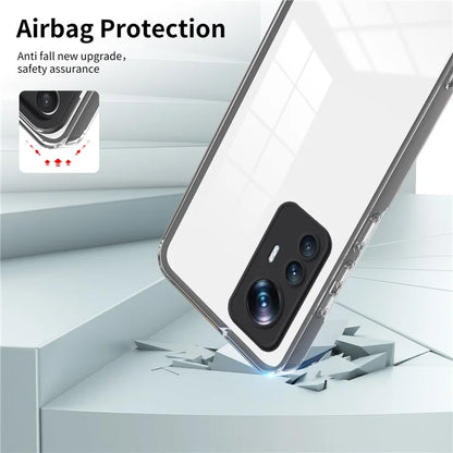 For Xiaomi 12T Pro 5G Clear Case Airbag Corner TPU + PC Phone Cover