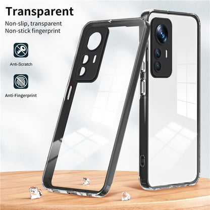 For Xiaomi 12T Pro 5G Clear Case Airbag Corner TPU + PC Phone Cover
