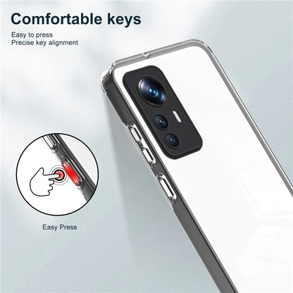 For Xiaomi 12T Pro 5G Clear Case Airbag Corner TPU + PC Phone Cover