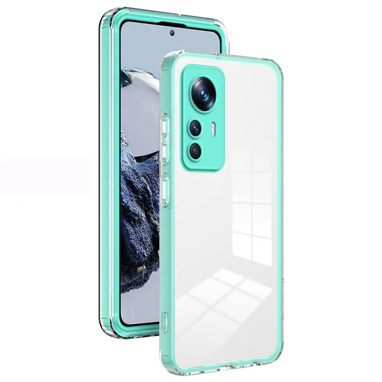 For Xiaomi 12T Pro 5G Clear Case Airbag Corner TPU + PC Phone Cover