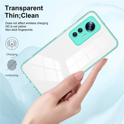 For Xiaomi 12T Pro 5G Clear Case Airbag Corner TPU + PC Phone Cover