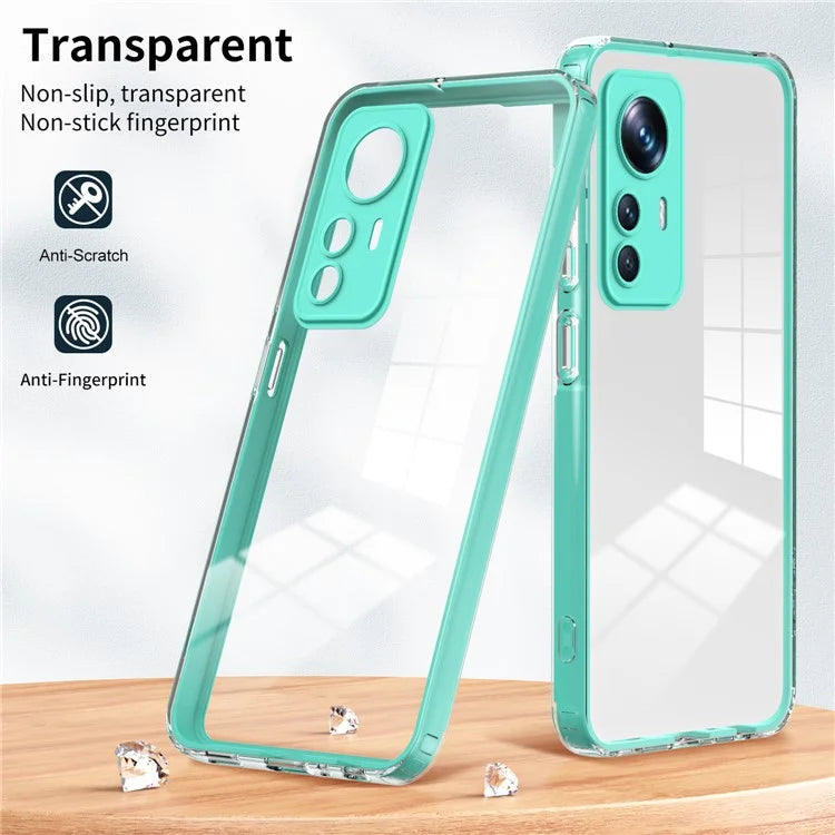 For Xiaomi 12T Pro 5G Clear Case Airbag Corner TPU + PC Phone Cover