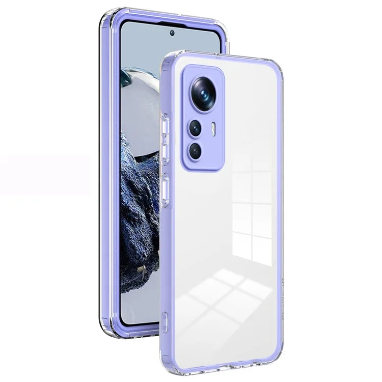 For Xiaomi 12T Pro 5G Clear Case Airbag Corner TPU + PC Phone Cover