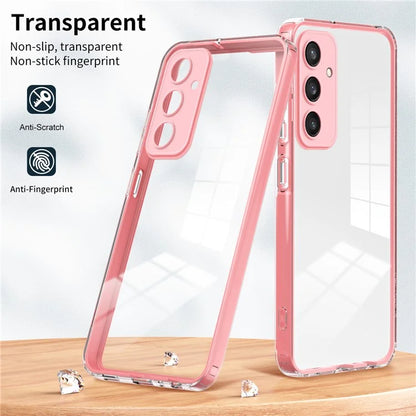 For Samsung Galaxy S24+ Case Colorful Frame Transparent Phone Cover