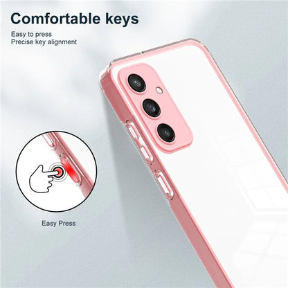 For Samsung Galaxy S24+ Case Colorful Frame Transparent Phone Cover