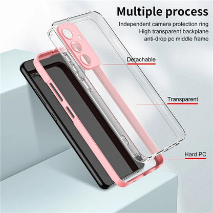 For Samsung Galaxy S24+ Case Colorful Frame Transparent Phone Cover