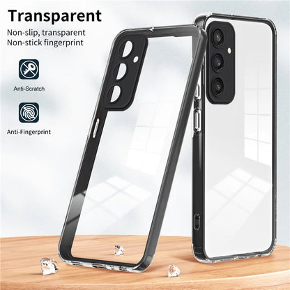 For Samsung Galaxy S24+ Case Colorful Frame Transparent Phone Cover
