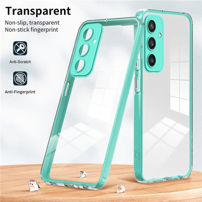 For Samsung Galaxy S24+ Case Colorful Frame Transparent Phone Cover