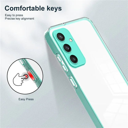 For Samsung Galaxy S24+ Case Colorful Frame Transparent Phone Cover