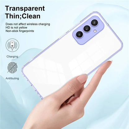 For Samsung Galaxy S24+ Case Colorful Frame Transparent Phone Cover