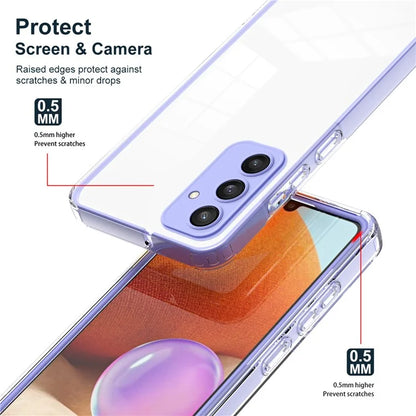 For Samsung Galaxy S24+ Case Colorful Frame Transparent Phone Cover