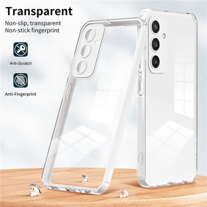 For Samsung Galaxy S24+ Case Colorful Frame Transparent Phone Cover
