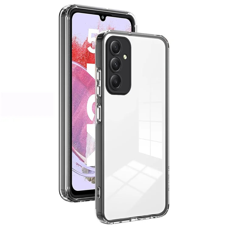 For Samsung Galaxy M34 5G / F34 5G Case Clear TPU Back PC Frame Phone Cover