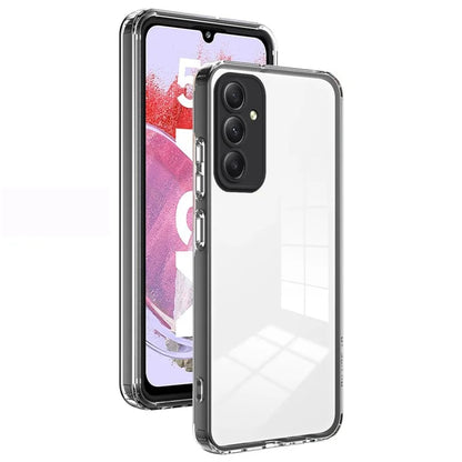 For Samsung Galaxy M34 5G / F34 5G Case Clear TPU Back PC Frame Phone Cover