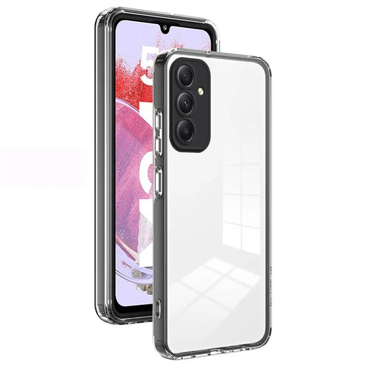 For Samsung Galaxy M34 5G / F34 5G Case Clear TPU Back PC Frame Phone Cover