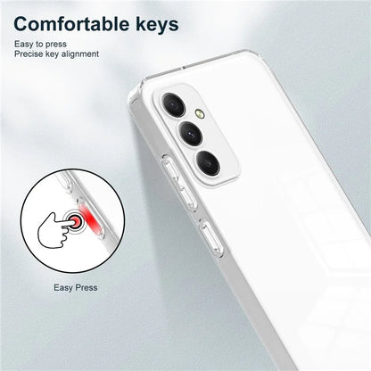 For Samsung Galaxy M34 5G / F34 5G Case Clear TPU Back PC Frame Phone Cover