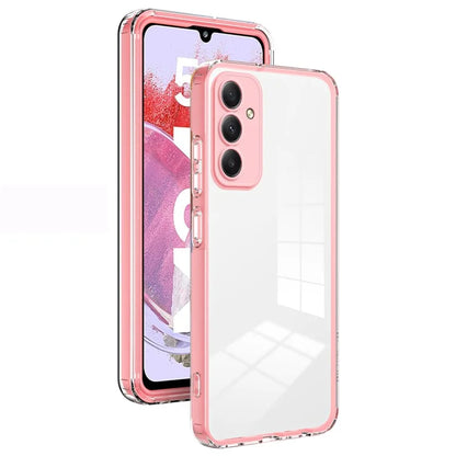 For Samsung Galaxy M34 5G / F34 5G Case Clear TPU Back PC Frame Phone Cover
