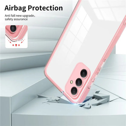 For Samsung Galaxy M34 5G / F34 5G Case Clear TPU Back PC Frame Phone Cover