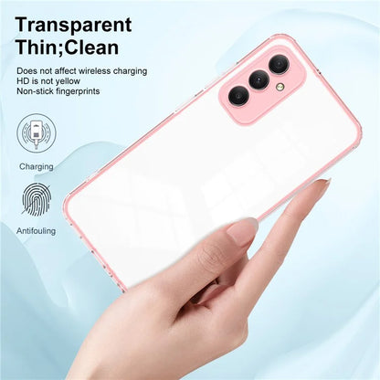 For Samsung Galaxy M34 5G / F34 5G Case Clear TPU Back PC Frame Phone Cover