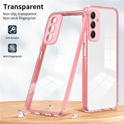 For Samsung Galaxy M34 5G / F34 5G Case Clear TPU Back PC Frame Phone Cover