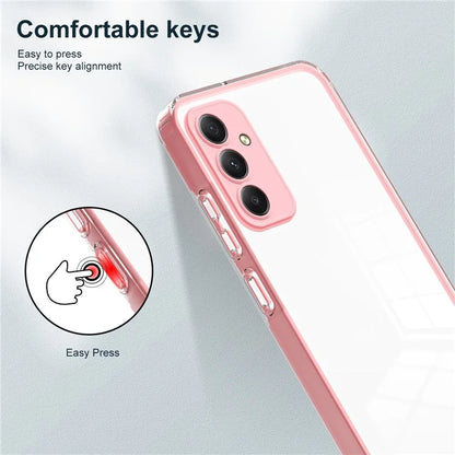 For Samsung Galaxy M34 5G / F34 5G Case Clear TPU Back PC Frame Phone Cover