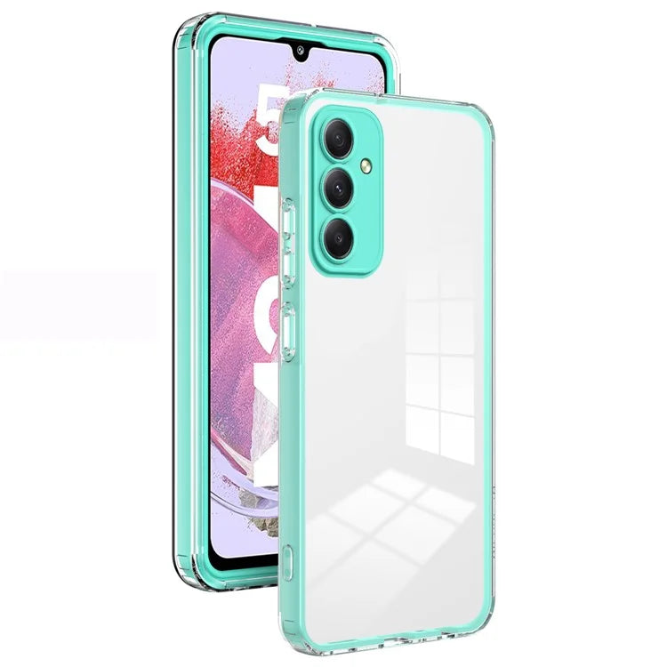 For Samsung Galaxy M34 5G / F34 5G Case Clear TPU Back PC Frame Phone Cover