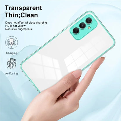 For Samsung Galaxy M34 5G / F34 5G Case Clear TPU Back PC Frame Phone Cover