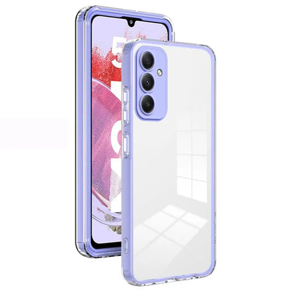 For Samsung Galaxy M34 5G / F34 5G Case Clear TPU Back PC Frame Phone Cover