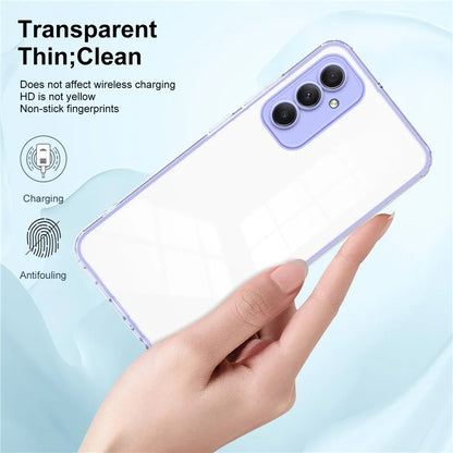For Samsung Galaxy M34 5G / F34 5G Case Clear TPU Back PC Frame Phone Cover