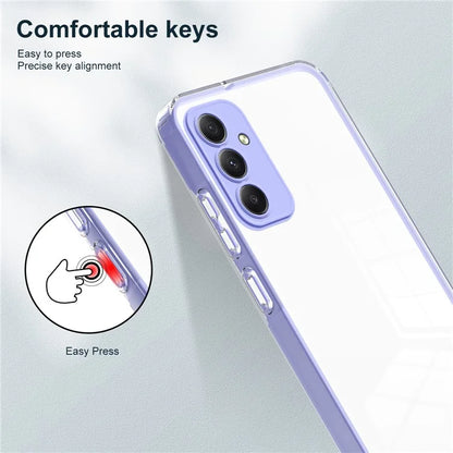 For Samsung Galaxy M34 5G / F34 5G Case Clear TPU Back PC Frame Phone Cover