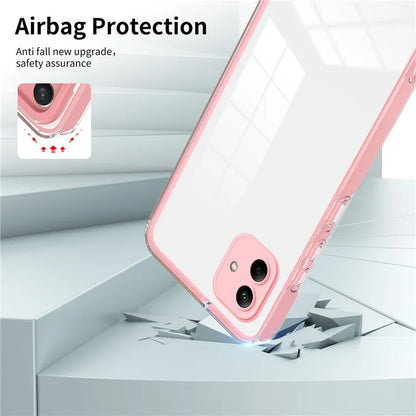 For Samsung Galaxy A05 4G Case TPU + PC Transparent Phone Back Cover