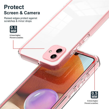 For Samsung Galaxy A05 4G Case TPU + PC Transparent Phone Back Cover