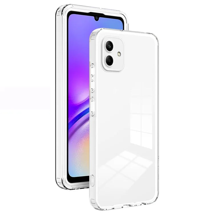 For Samsung Galaxy A05 4G Case TPU + PC Transparent Phone Back Cover