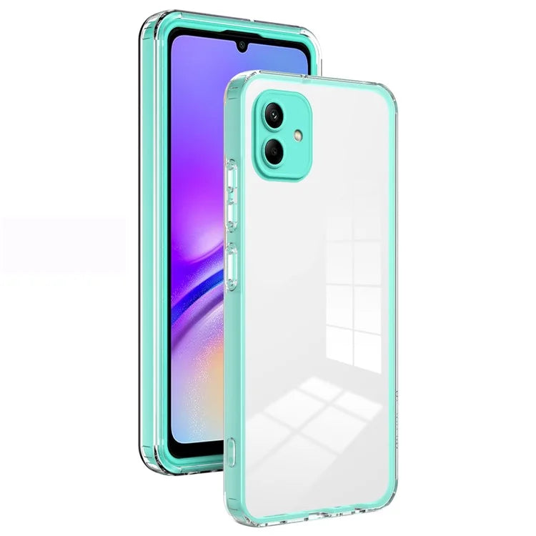 For Samsung Galaxy A05 4G Case TPU + PC Transparent Phone Back Cover