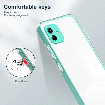 For Samsung Galaxy A05 4G Case TPU + PC Transparent Phone Back Cover