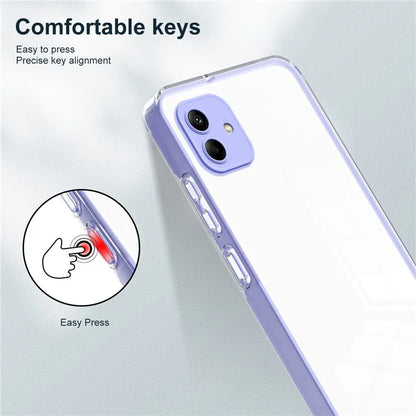 For Samsung Galaxy A05 4G Case TPU + PC Transparent Phone Back Cover