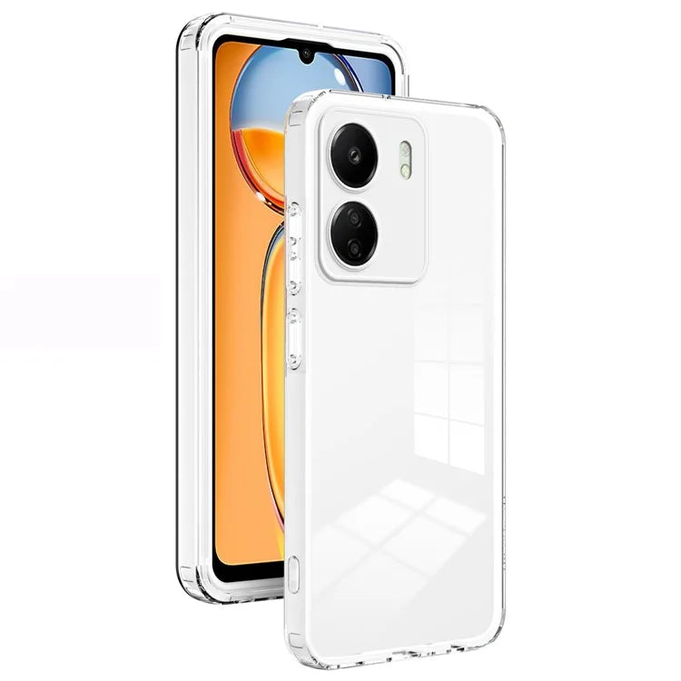 For Xiaomi Redmi 13C 4G / Poco C65 4G Clear Case TPU + PC Phone Cover