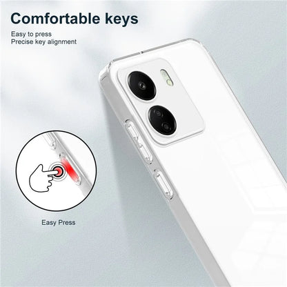 For Xiaomi Redmi 13C 4G / Poco C65 4G Clear Case TPU + PC Phone Cover